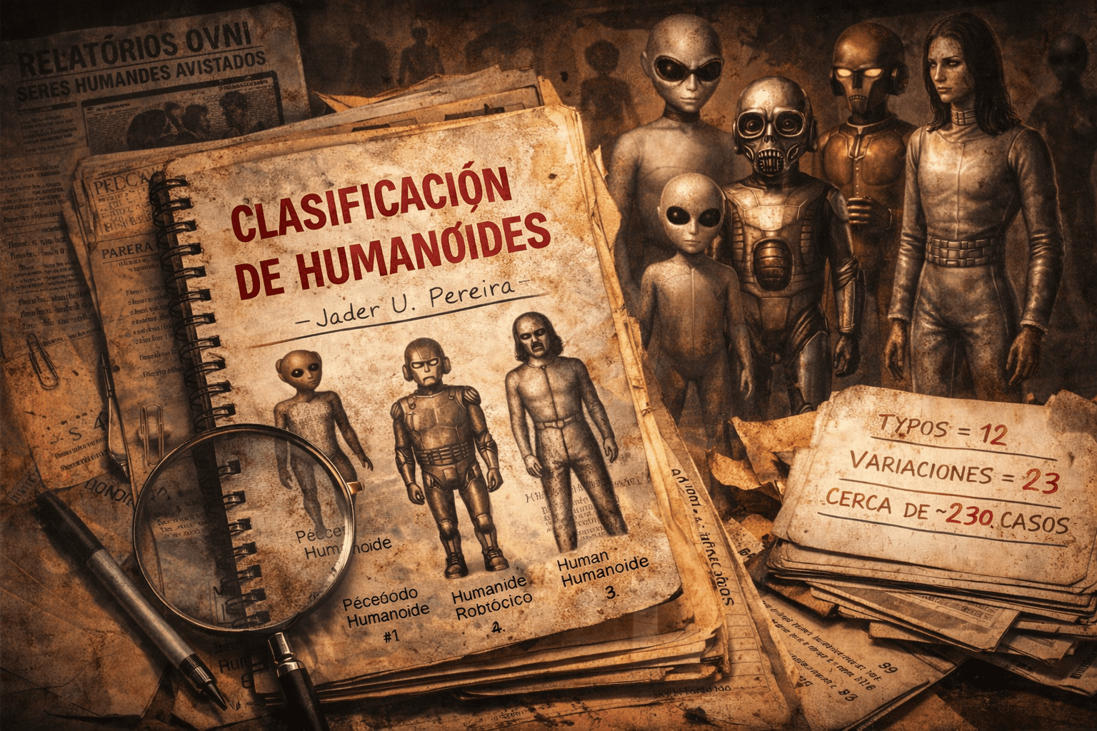 La clasificación de humanoides de Jader Pereira