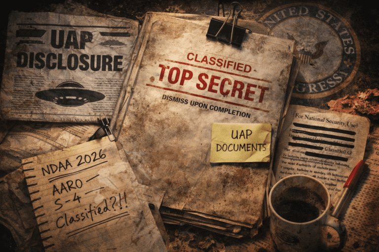 NDAA 2026, AARO y el Expediente UAP: cuando la transparencia huele a pólvora burocrática