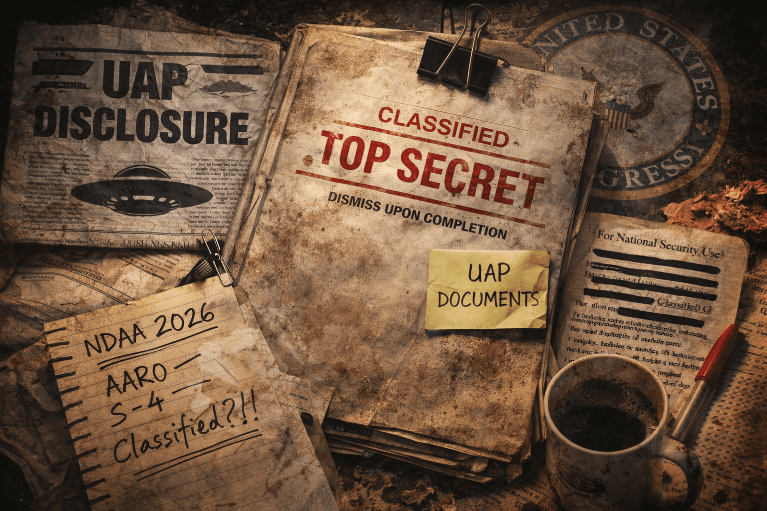 NDAA 2026, AARO y el Expediente UAP: cuando la transparencia huele a pólvora burocrática