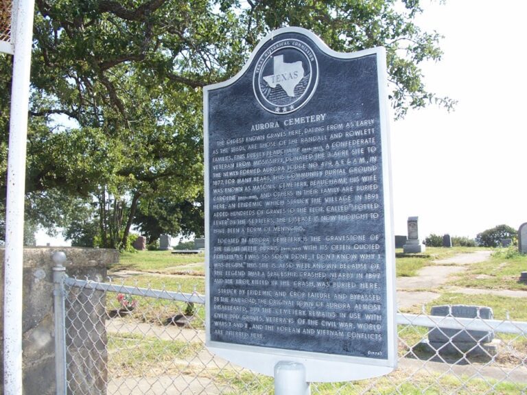 Aurora, 1897: el extraterrestre enterrado en un cementerio de Texas