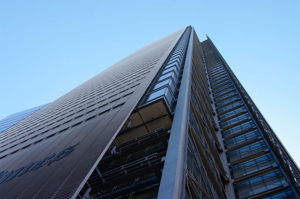 New York Times Tower seen from streetlevel